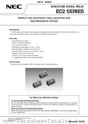 EC2-3S datasheet pdf NEC