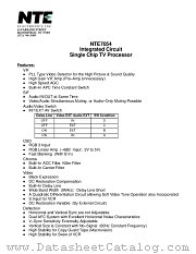 NTE7054 datasheet pdf NTE Electronics