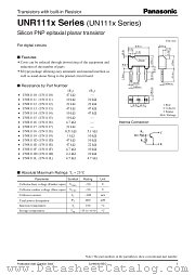 UNR1117 datasheet pdf Panasonic