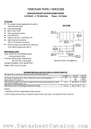 1SMC5353 datasheet pdf Panjit International Inc