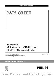 TDA9812T datasheet pdf Philips