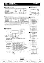 BP5041A datasheet pdf ROHM