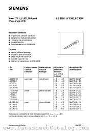 LY3380-GK datasheet pdf Siemens