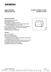 LPT672-M datasheet pdf Siemens
