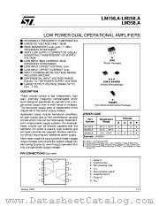 LM158A datasheet pdf ST Microelectronics