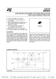 LK112M20TR datasheet pdf ST Microelectronics