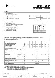 SF57-TB datasheet pdf Won-Top Electronics