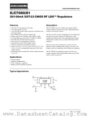 ILC7081AIM5ADJX datasheet pdf Fairchild Semiconductor
