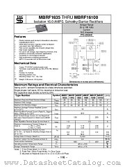 MBRF1660 datasheet pdf Taiwan Semiconductor
