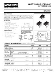 HCPL3700S datasheet pdf Fairchild Semiconductor
