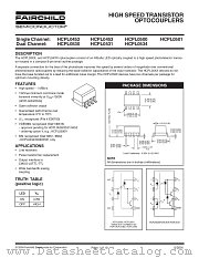 HCPL0501R2V datasheet pdf Fairchild Semiconductor