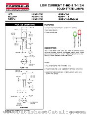 HLMP1700C3A0 datasheet pdf Fairchild Semiconductor