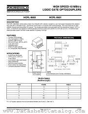 HCPL0600R2 datasheet pdf Fairchild Semiconductor