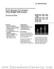 HLMP-1340-J00A2 datasheet pdf Agilent (Hewlett-Packard)