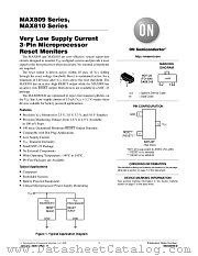 MAX810 datasheet pdf ON Semiconductor