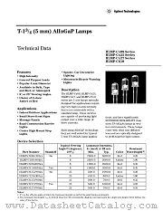 HLMP-C625-P0000 datasheet pdf Agilent (Hewlett-Packard)