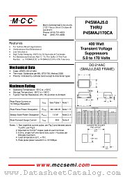 P4SMAJ120A datasheet pdf MCC