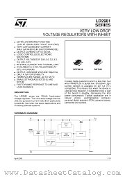 LD2981ABU30TR datasheet pdf SGS Thomson Microelectronics