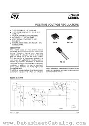78L05 datasheet pdf ST Microelectronics