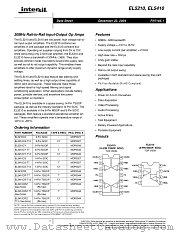 EL5410CS-T13 datasheet pdf Intersil