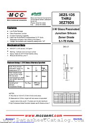 3EZ20D5 datasheet pdf Micro Commercial Components