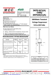 3KP78CA datasheet pdf Micro Commercial Components