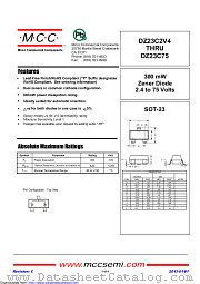 DZ23C5V1 datasheet pdf Micro Commercial Components