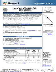 1N5260BUR-1E3 datasheet pdf Microsemi