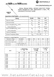MV1646 datasheet pdf Motorola