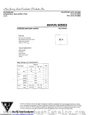 85HF80 datasheet pdf New Jersey Semiconductor