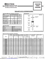 1N5250B-T datasheet pdf Rectron Semiconductor