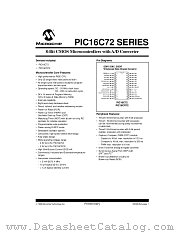 PIC16LCR72T-10E/JW datasheet pdf Microchip