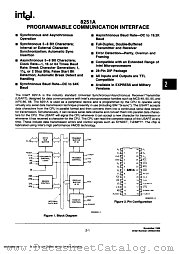 8251A datasheet pdf Intel
