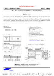 K4E661612D, K4E641612D datasheet pdf Samsung Electronic