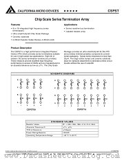 CSPST16-560F datasheet pdf California Micro Devices Corp