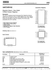 74F410 datasheet pdf Fairchild Semiconductor