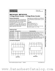 MM74HC4040 datasheet pdf Fairchild Semiconductor