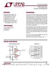 LT1017 datasheet pdf Linear Technology
