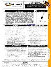 1N6377 datasheet pdf Microsemi