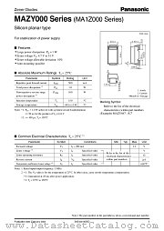 MAZY082 datasheet pdf Panasonic
