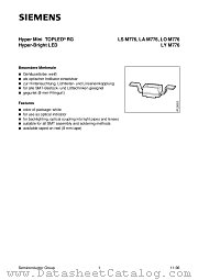 LSM776-NR datasheet pdf Siemens