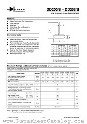DD205 datasheet pdf Won-Top Electronics