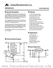 AME8803FEEY datasheet pdf Analog Microelectronics