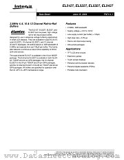 EL5327CL datasheet pdf Intersil