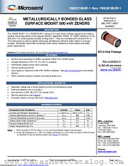 1N5223BUR-1E3 datasheet pdf Microsemi