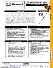1N4729DPe3/TR12 datasheet pdf Microsemi