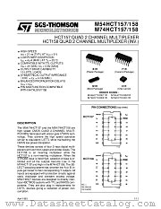 M74HC158C1R datasheet pdf ST Microelectronics