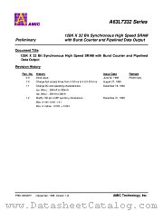 A63L7332 SERIES datasheet pdf AMIC Technology