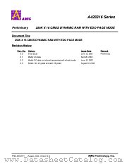 A428316 SERIES datasheet pdf AMIC Technology