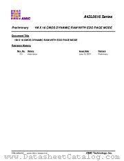 A42L0616 SERIES datasheet pdf AMIC Technology